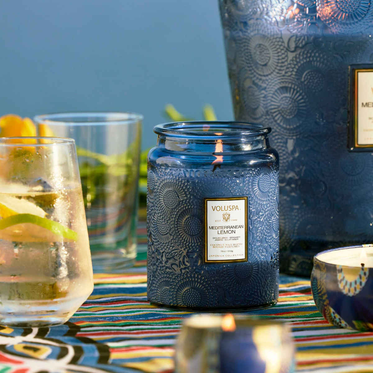 Voluspa Mediterranean Lemon 100 Hour Candle | Minimax