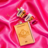 Vondels Glass City Direction Sign 12cm – festive ornament with colorful city signposts