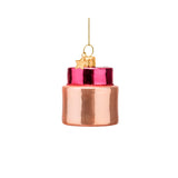 Vondels Glass Filler Syringe Ornament 12cm – quirky cosmetic-inspired Christmas decoration