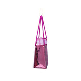 Vondels Glass Shopping Bag Ornament Pink 8cm – holiday ornament shaped like a shopping tote