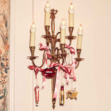 Vondels Glass Woman in Bath Ornament 6cm – luxury gold bath scene decoration