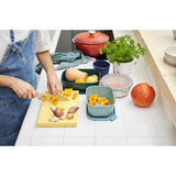 Mepal Cirqula Rectangular Set of 3 (750ml+1500ml+3000ml) - Nordic White