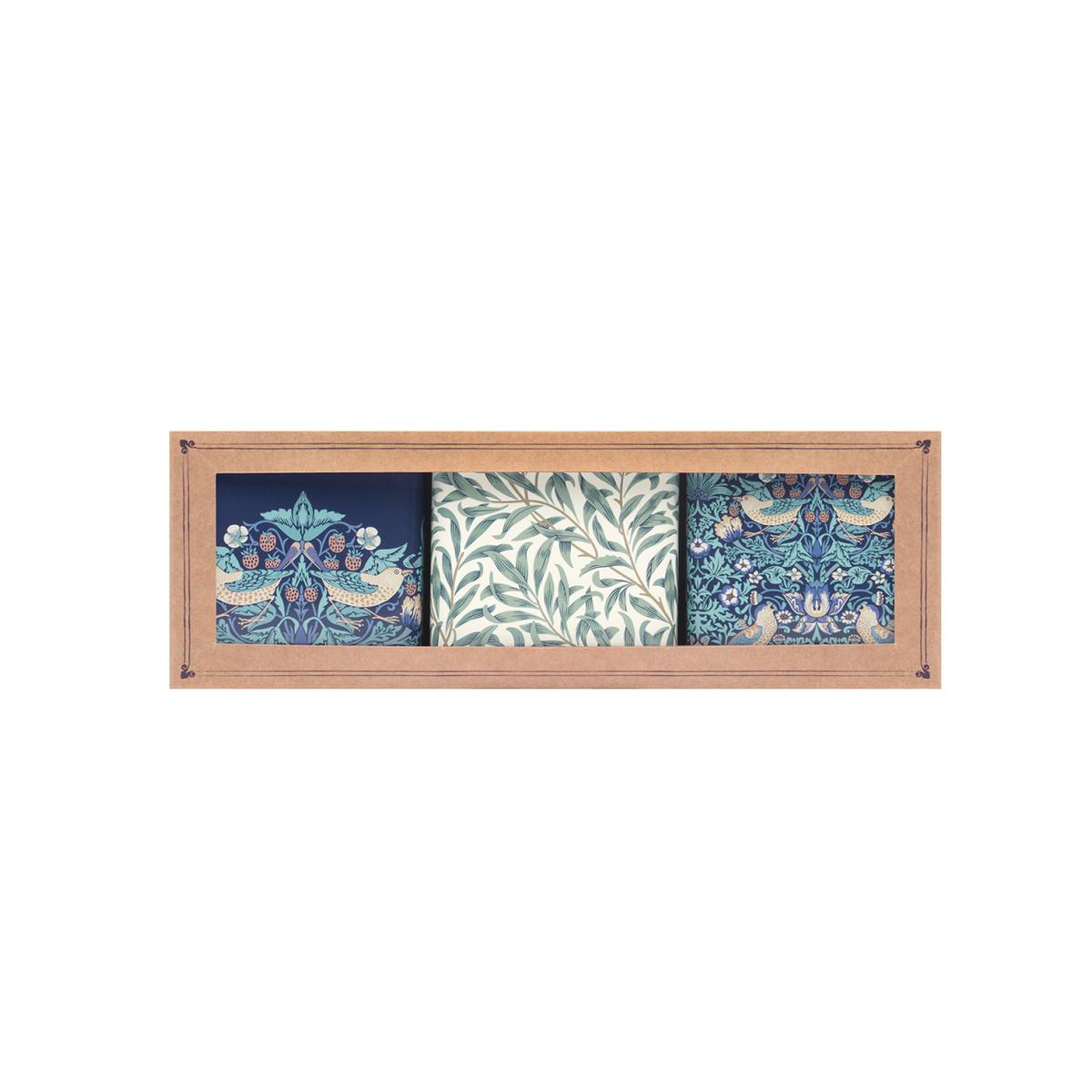 William Morris Strawberry Thief Square Caddy Set of 3 | Minimax
