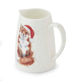 Royal Worcester Wrendale Designs Festive Fox Posy Jug 120ml | Minimax