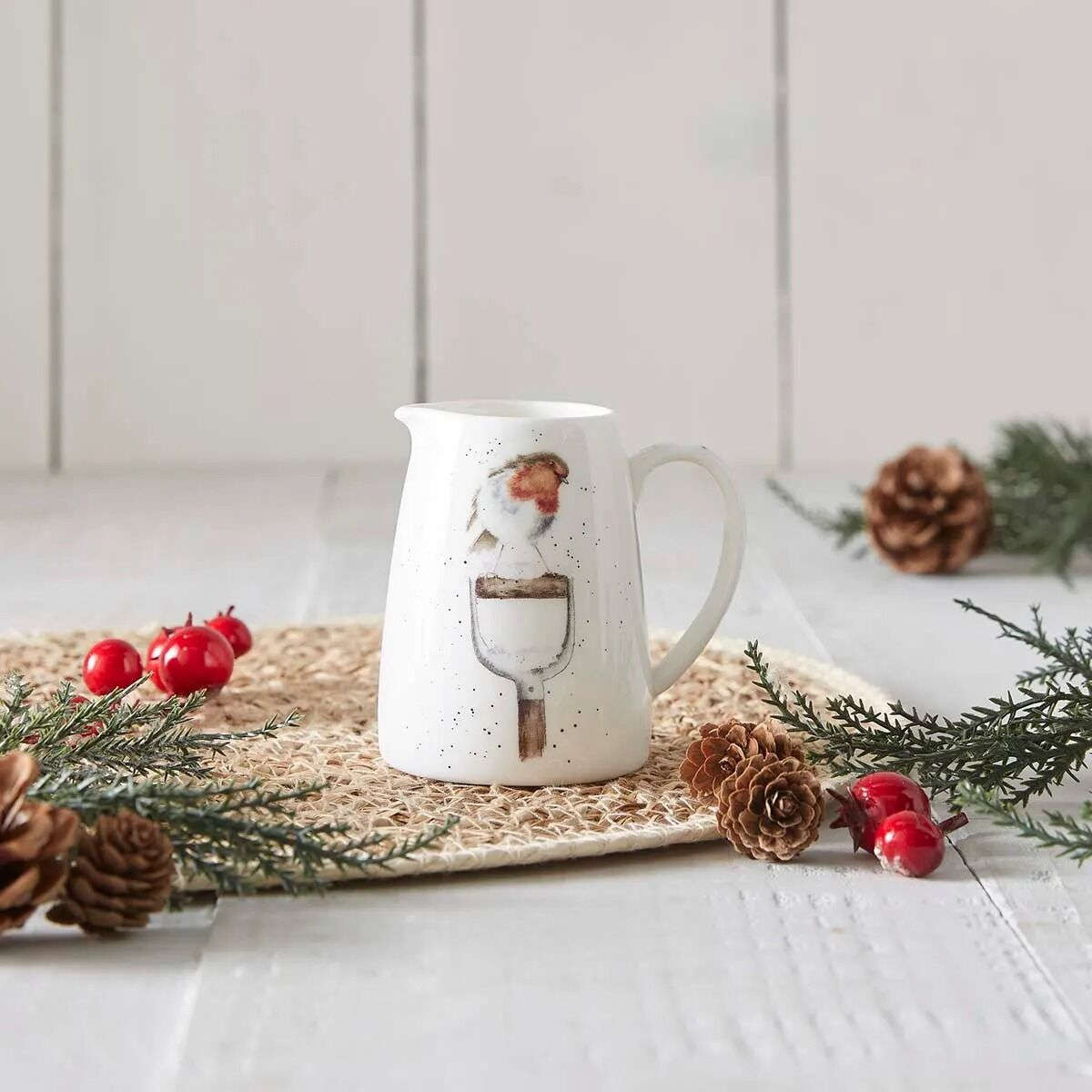 Royal Worcester Wrendale Designs  Robin Posy Jug 120ml | Minimax