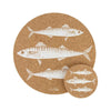 Liga Mackerel Cork Placemat 25cm | Minimax