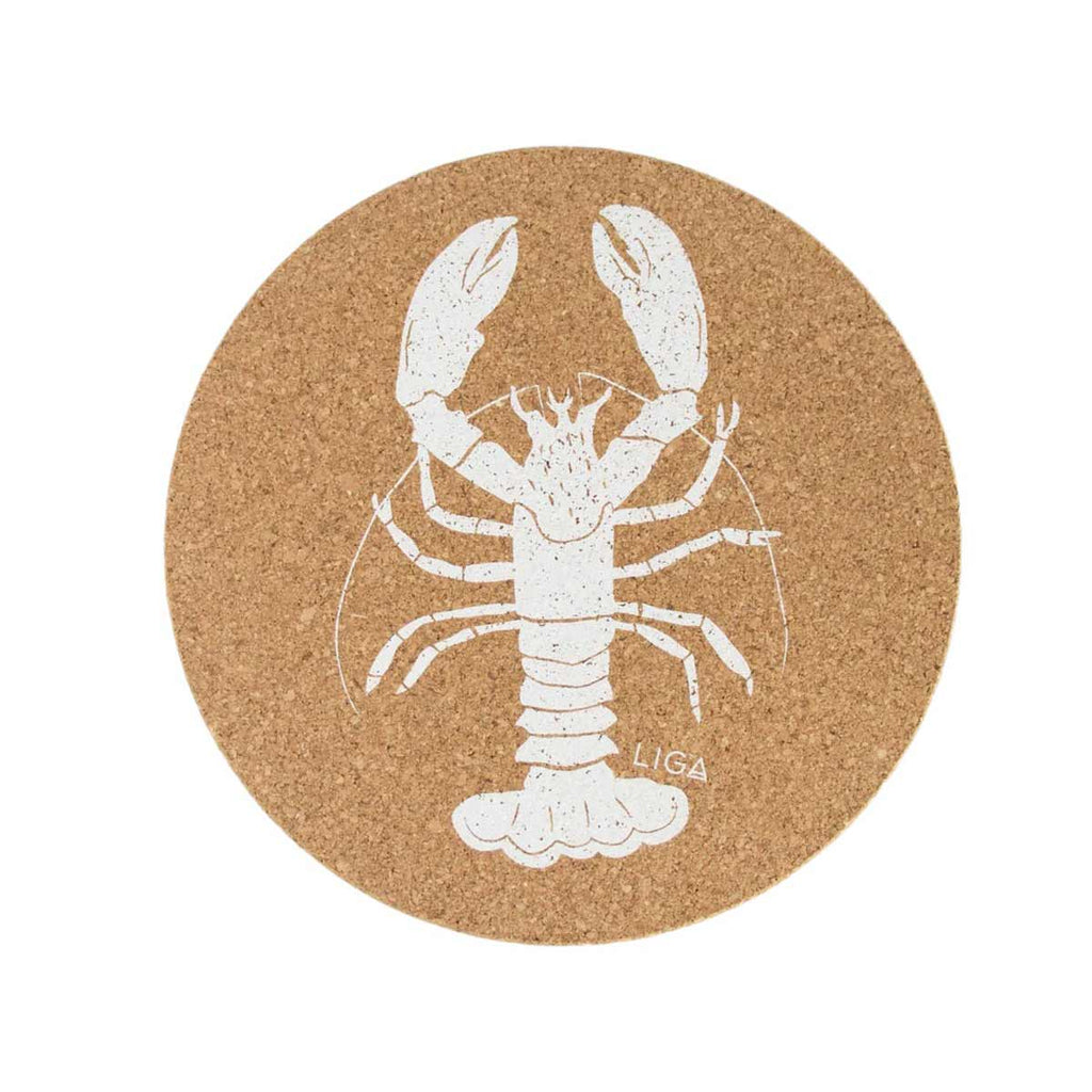 Liga Lobster Cork Placemat 25cm
