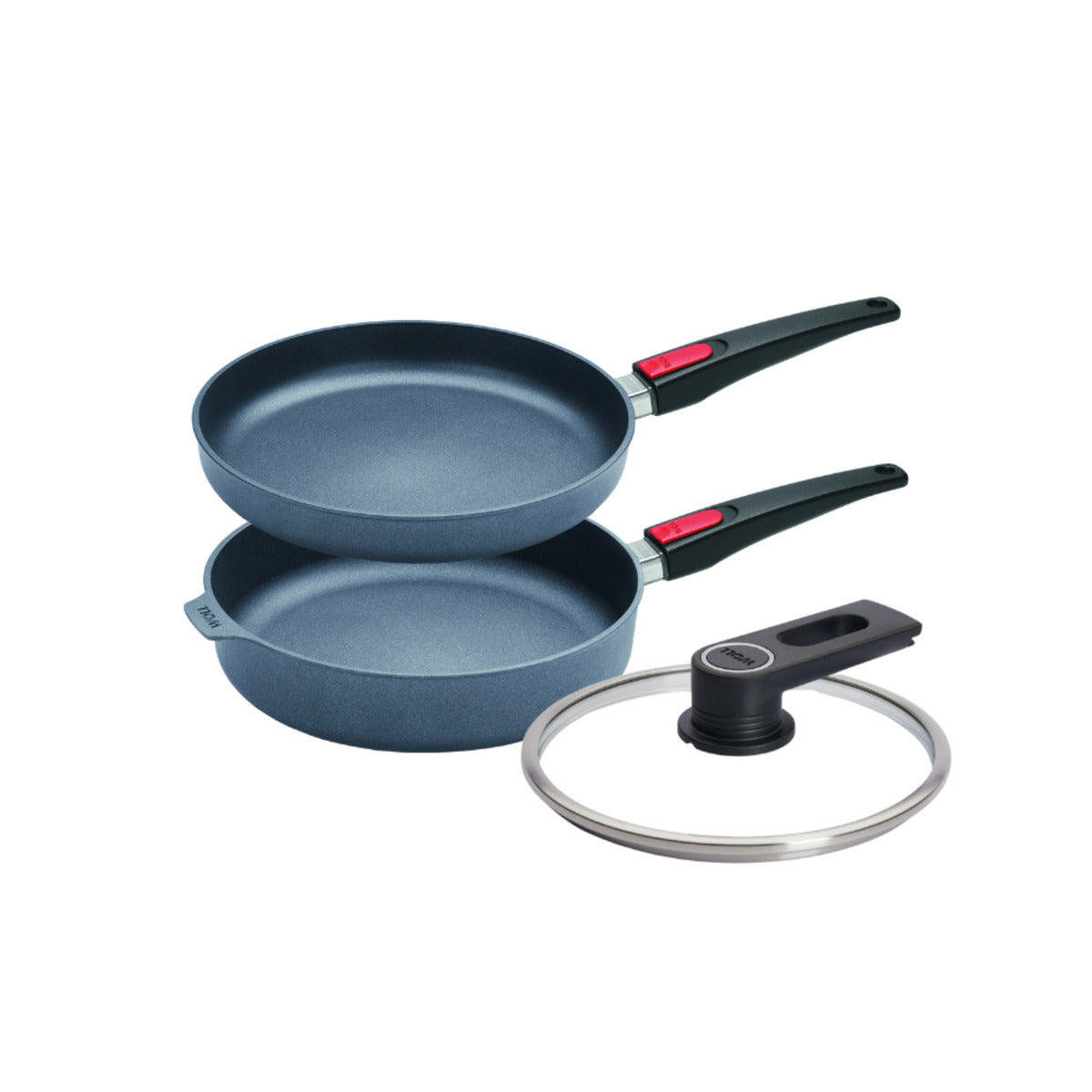 Woll Diamond Lite Frypan and Saute Pan Set Black 28cm | Minimax