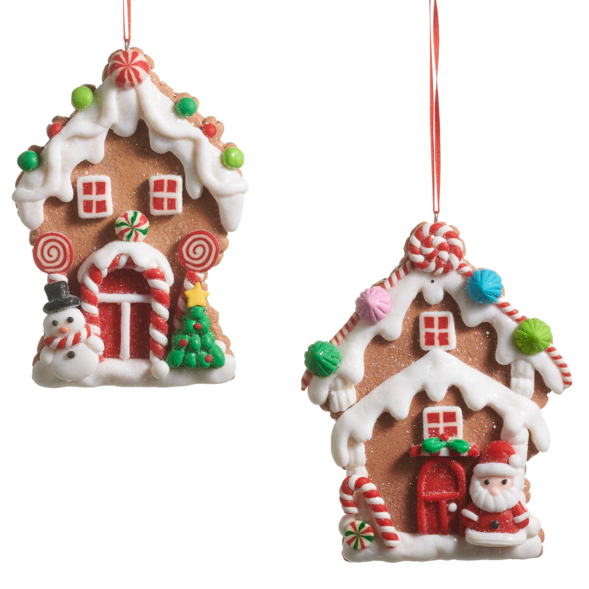 Gingerbread Door Hang Decor 2Asst 10cm | Minimax