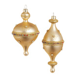 Gold Jewel Finial 2 Assorted 17cm (Price per item) | Minimax