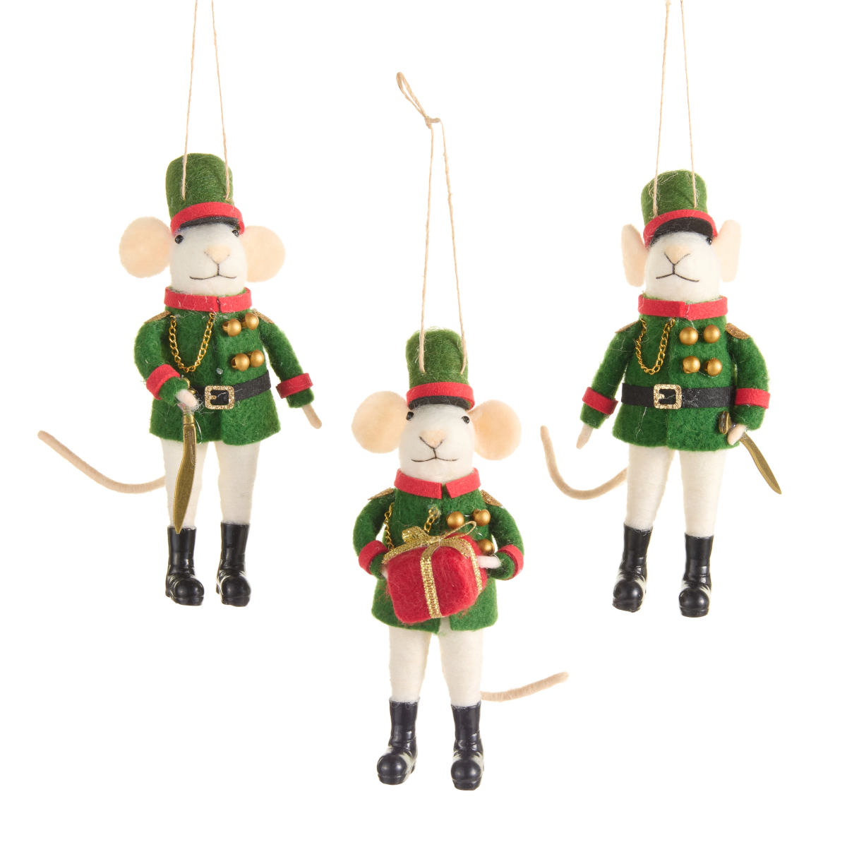 RAZ Felt Nutcracker Mouse Assorted 12.5cm (Price per item) | Minimax