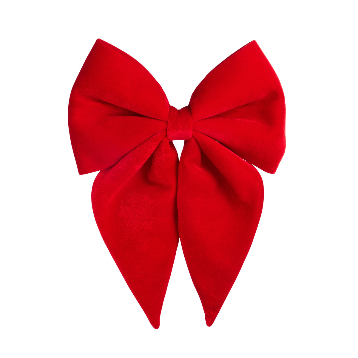 RAZ Velvet Bow Clip Red 45cm