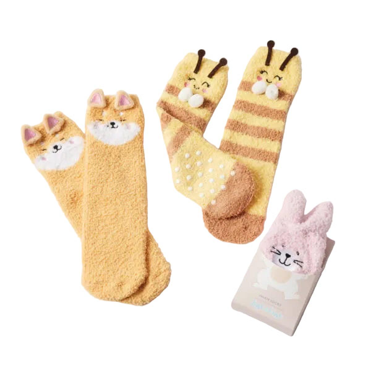 Jiggle & Giggle Grippy Animal Socks Assorted (Price per Item) | Minimax