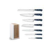 Wusthof Classic Colour Wild Blueberry Knife Block Set 8 Piece | Minimax