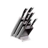 Wusthof Classic Ikon Black 7 Piece Knife Block Set | Minimax