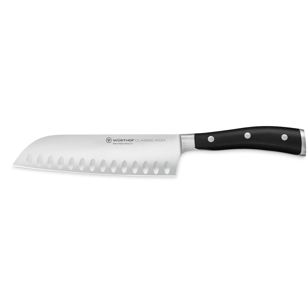 Wusthof Classic Ikon Black 7 Piece Knife Block Set | Minimax