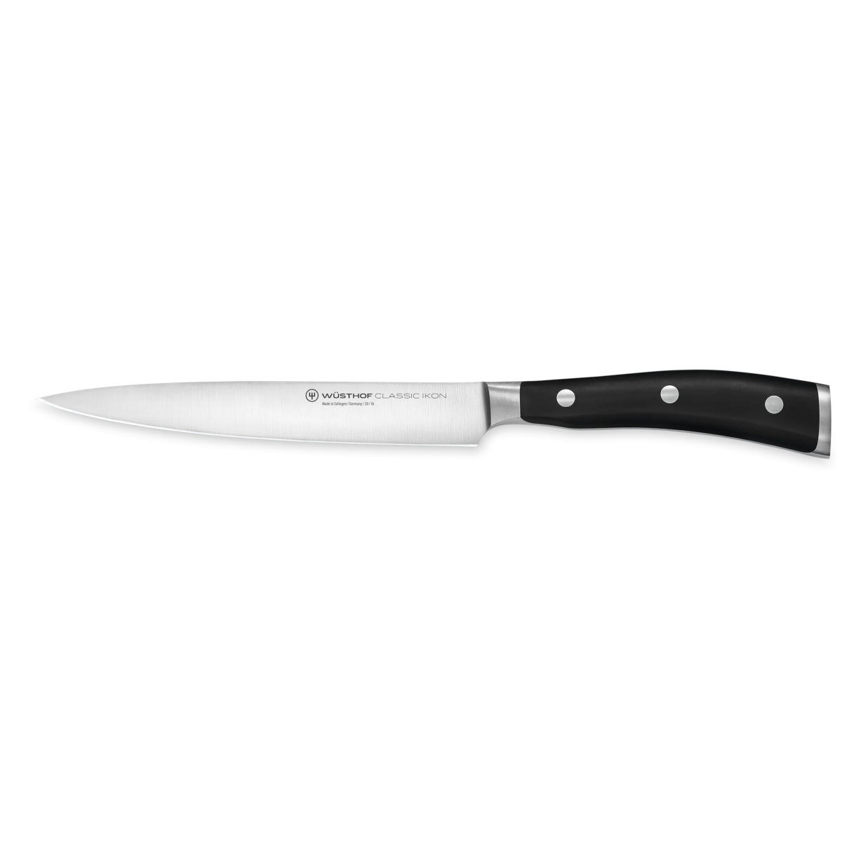 Wusthof Classic Ikon Black 7 Piece Knife Block Set | Minimax