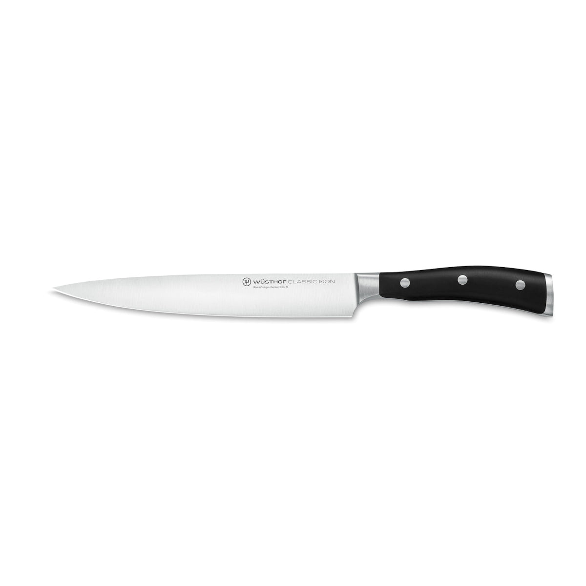 Wusthof Classic Ikon Black Carving Knife 20cm | Minimax