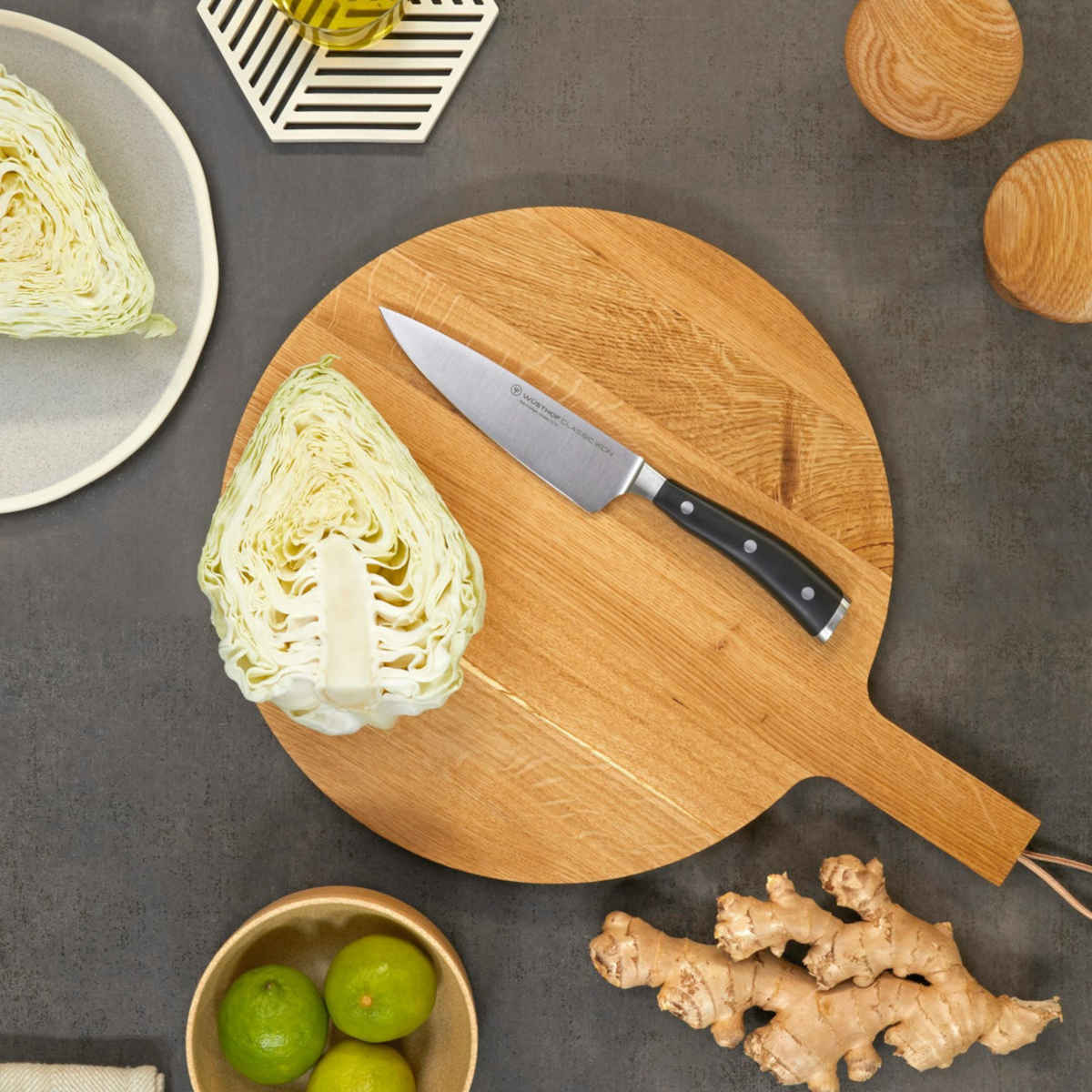 Wusthof Classic Ikon Black Chefs Knife 23cm | Minimax