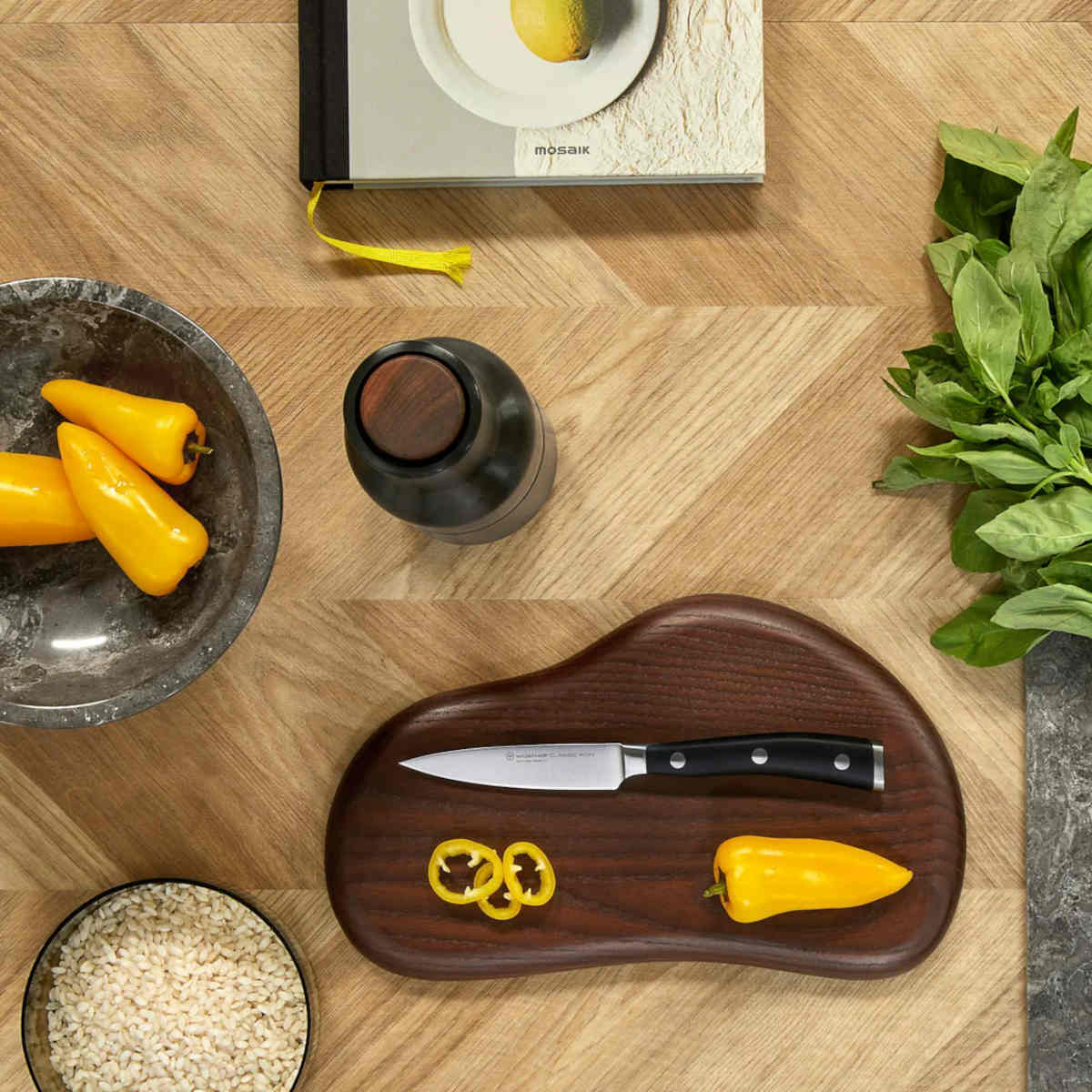 Wusthof Classic Ikon Black Knife 2 Piece Set