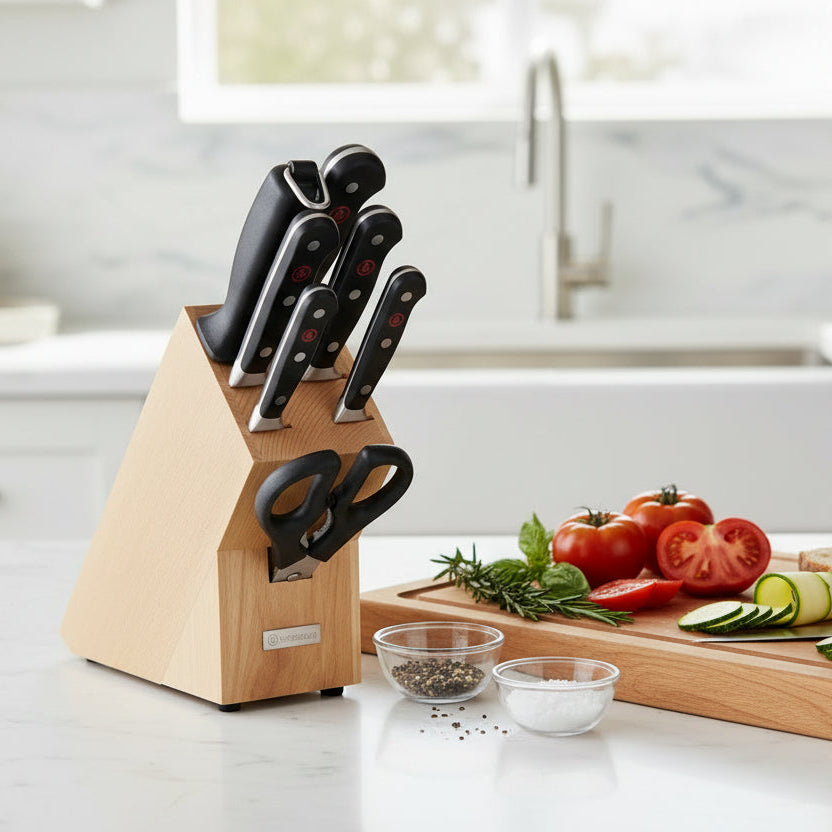 Wusthof Classic Knife Block Set 8 Piece
