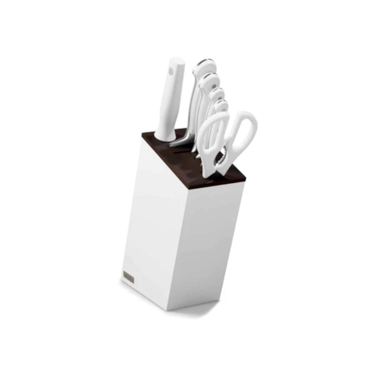 Wusthof Classic White Knife Block Set 7 Piece With Santoku | Minimax