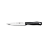 Wusthof Silverpoint 12cm utility knife with sharp stainless steel blade and ergonomic black handle