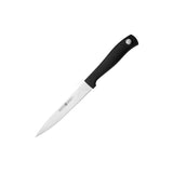 Wusthof Silverpoint 12cm utility knife with sharp stainless steel blade and ergonomic black handle