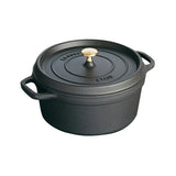 Staub Round Cocotte - 18cm Black