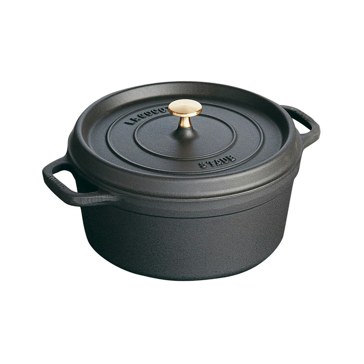 Staub Round Cocotte - 18cm Black