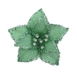 Pure Christmas Poinsetta Crust Edge Clip On Dark Mint | Minimax