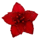 Pure Christmas Poinsettia Crust Edge Clip On Red | Minimax