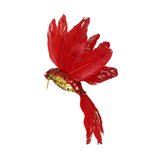 Pure Christmas Glitter Sequin Hummingbird Red 17cm | Minimax