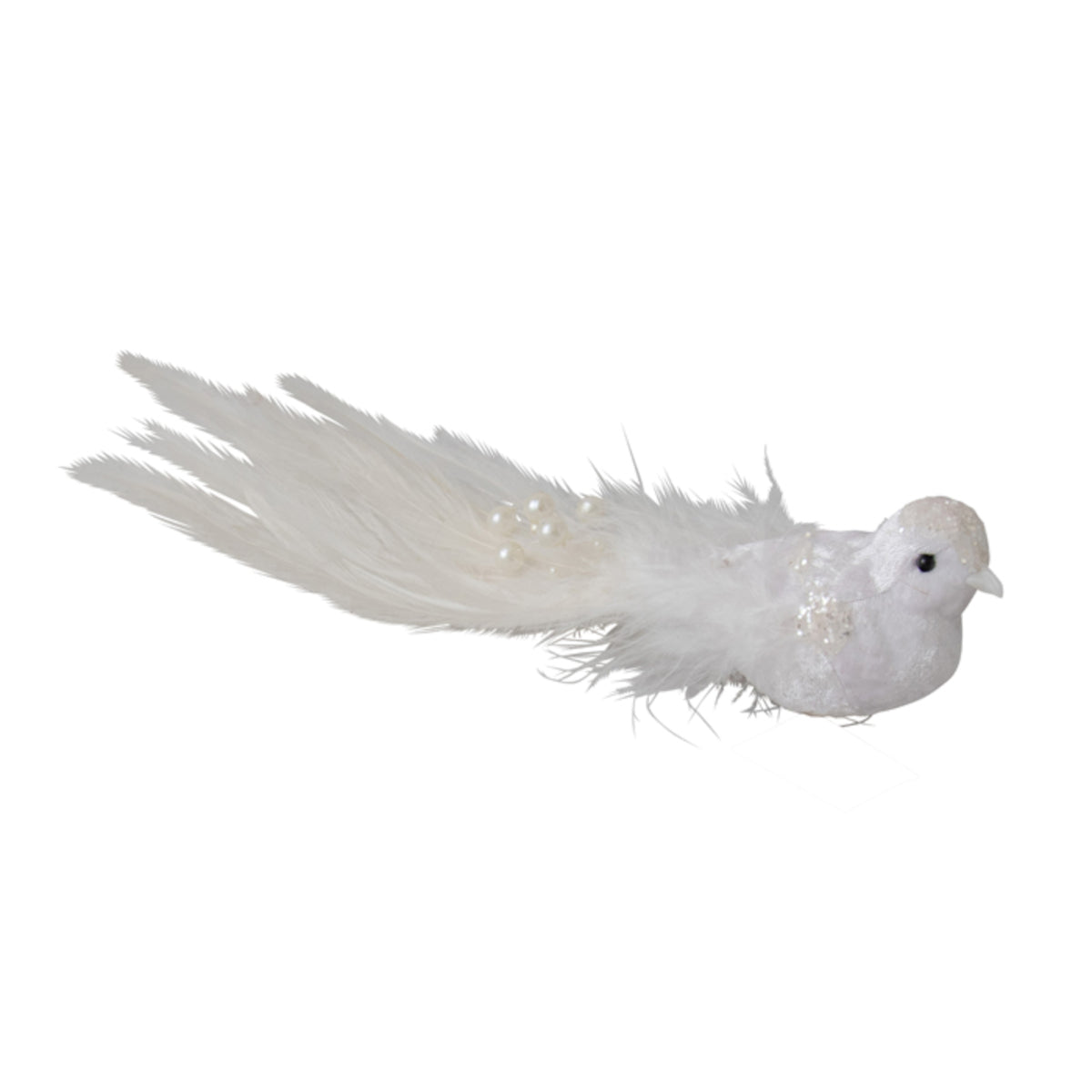 Swing Gifts Clip On Diamonte Bird White | Minimax