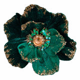 Pure Christmas Sheer Poly Magnolia Clip On Peacock | Minimax