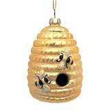 Pure Christmas Glass Hanging Bee Hive Dec 10cm | Minimax