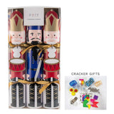 Pure Christmas Premium Nutcracker Red/Blue (Set of 6) | Minimax