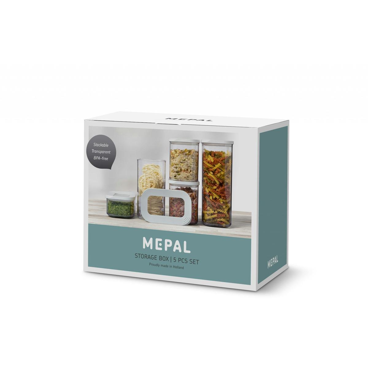 Mepal Starter  Modula Set of 5 - White