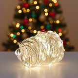 Pure Christmas Brite LED 100 Battery Operated String Lights