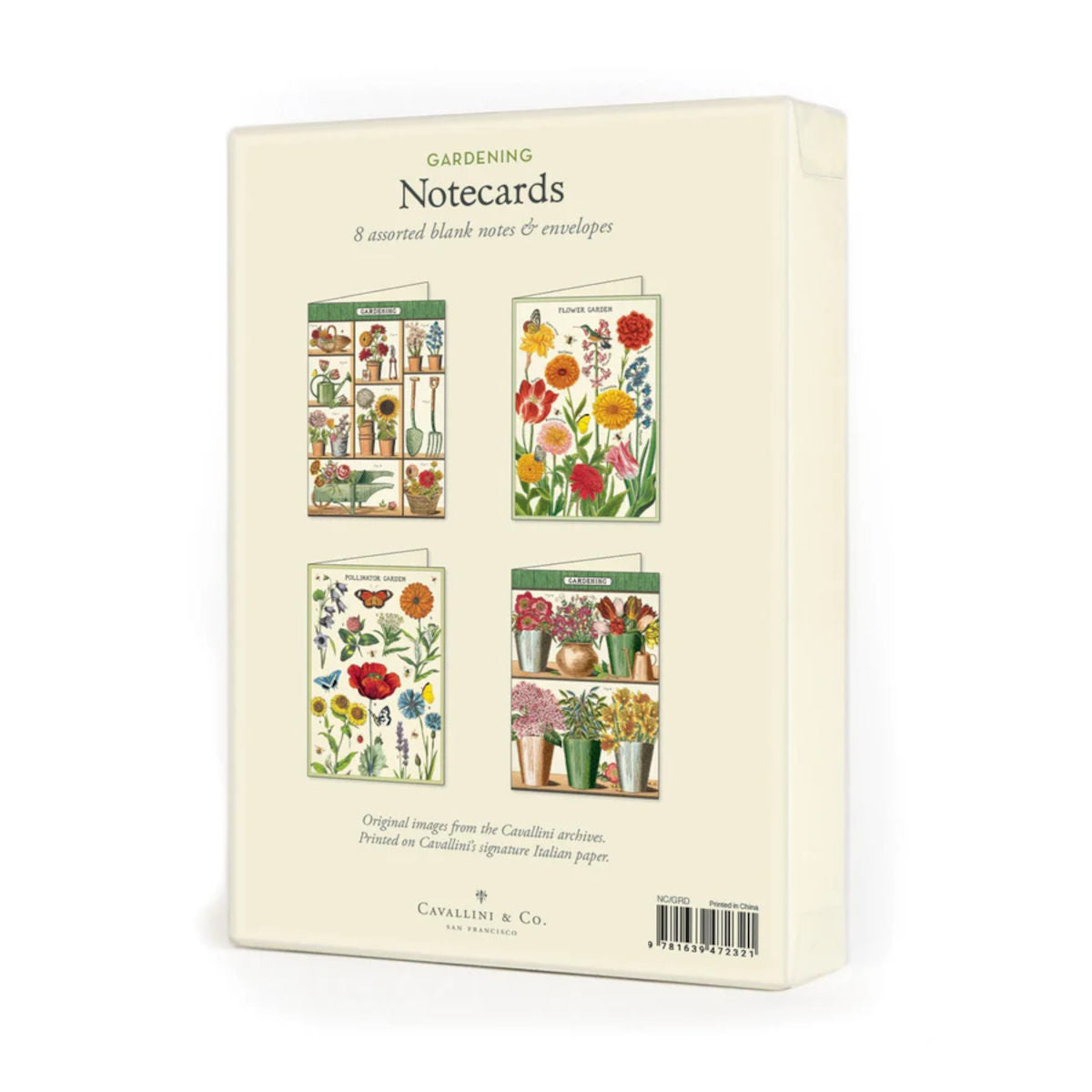 Cavallini & Co Boxed Notecards Gardening | Minimax