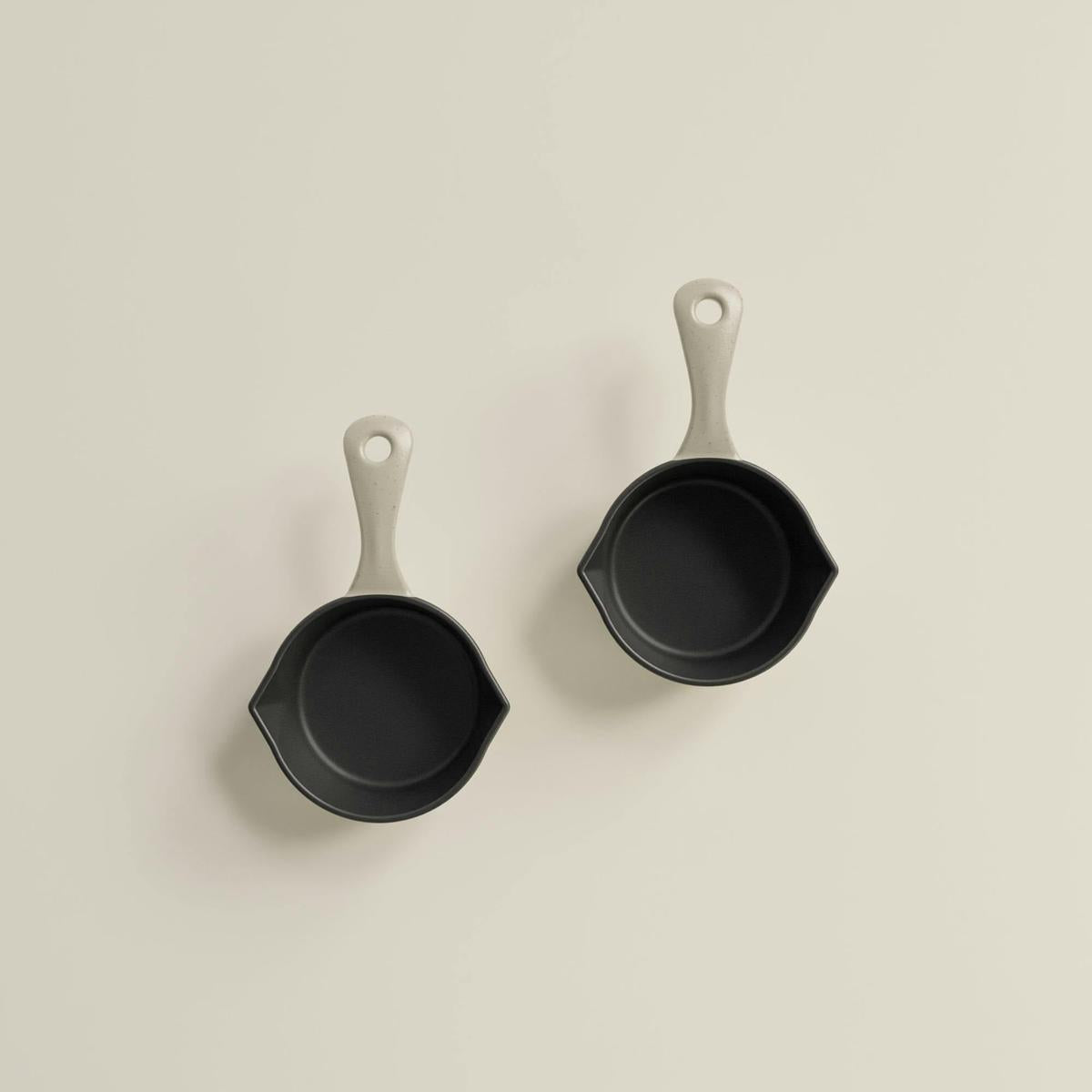 Ironclad Co 10cm Salt Stone Satin Enamel Junior Twin Set