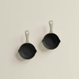 Ironclad Co 10cm Salt Stone Satin Enamel Junior Twin Set