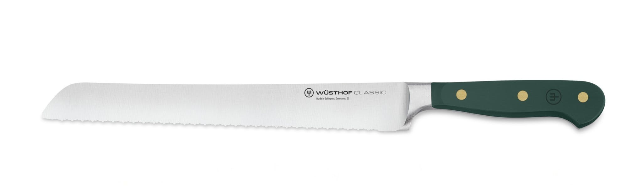 Wusthof Classic Colour Fresh Rosemary Double-Serrated Bread Knife 23cm