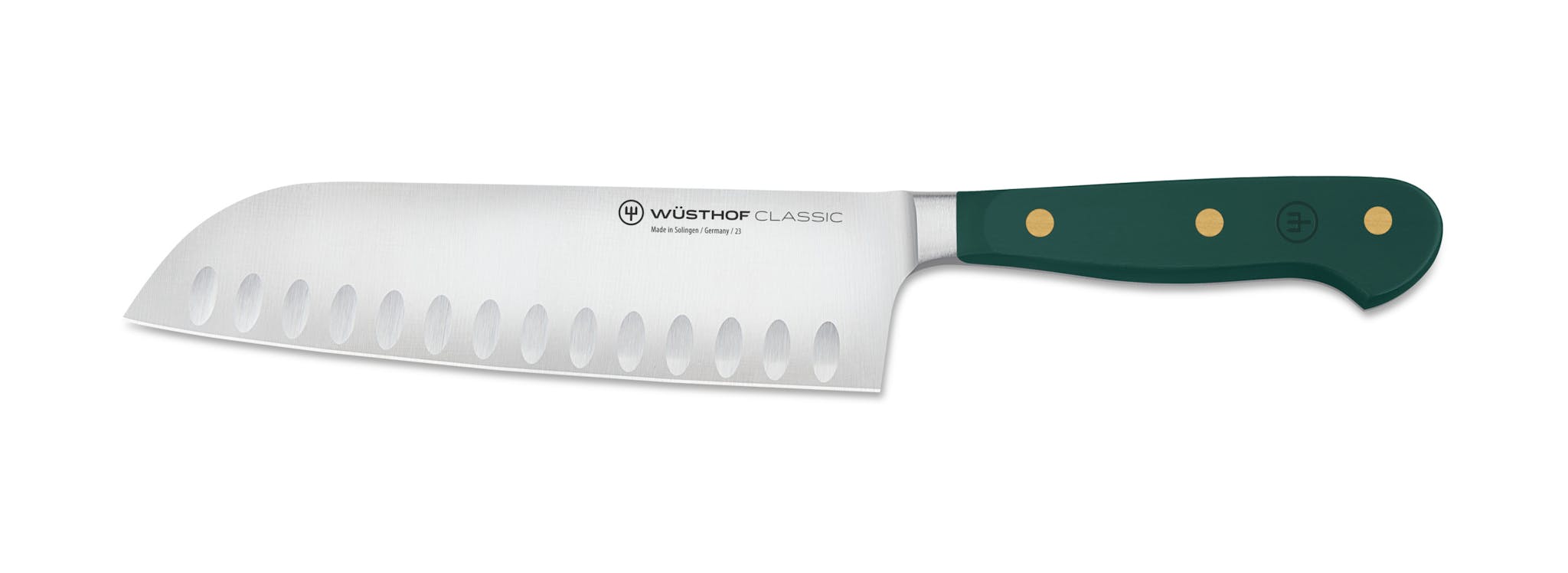 Wusthof Classic Colour Fresh Rosemary Santoku Knife 17cm