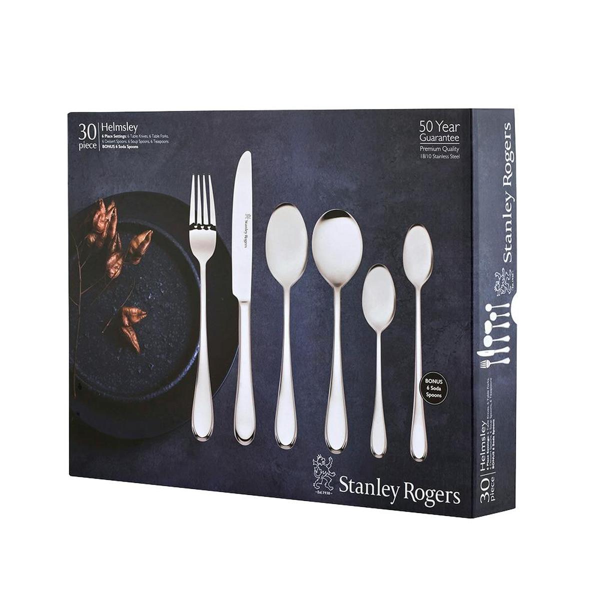Stanley Rogers Helmsley 18/10 30 Pieces Cutlery Set