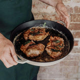 Ironclad Co 36cm Salt Stone Satin Enamel Grande Legacy Pan