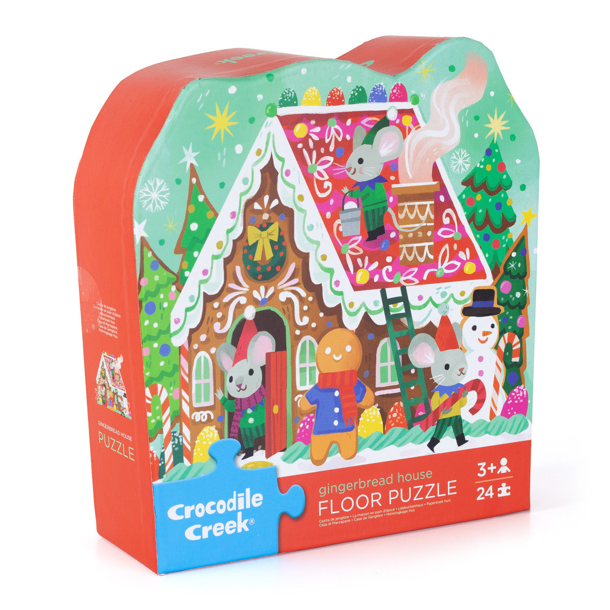 Crocodile Creek Classic Floor Puzzle Gingerbread House 24 Piece | Minimax