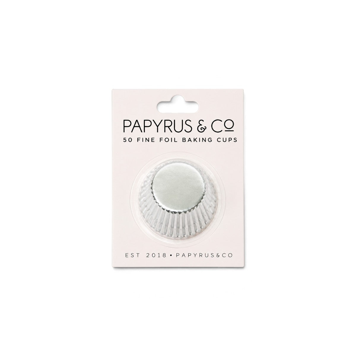 Papyrus Mini Foil Baking Cups Silver Pack of 50