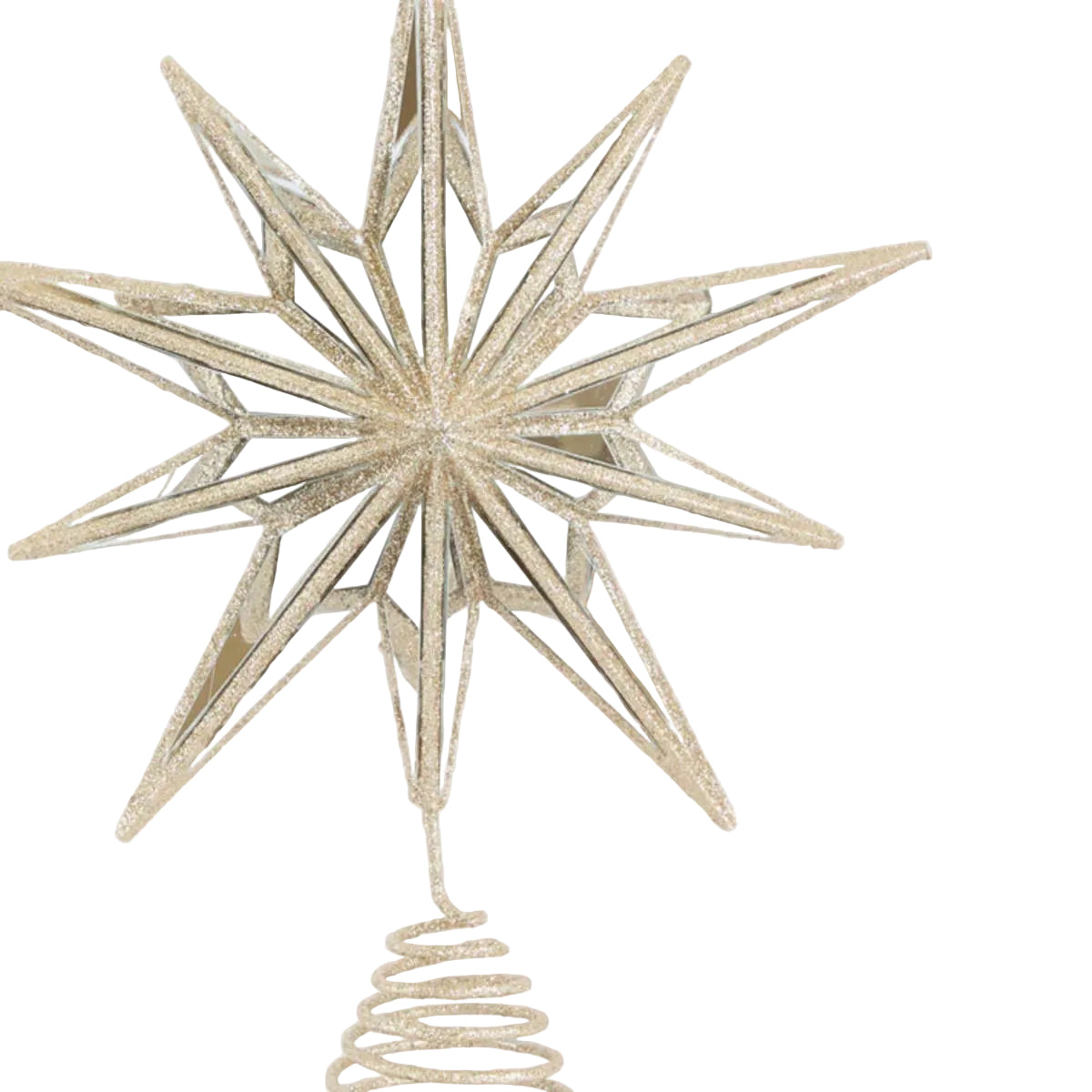 Florabelle Mirror Star Tree Topper 31cm | Minimax