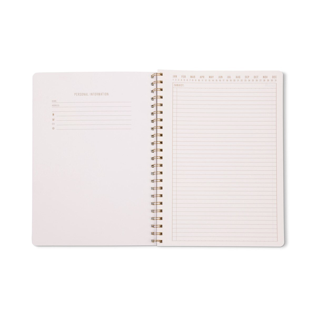Designworks Ink Wire Notebook Wavy Blue 21x29cm | Minimax